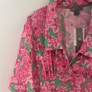 Floral Pink Maxi Dress